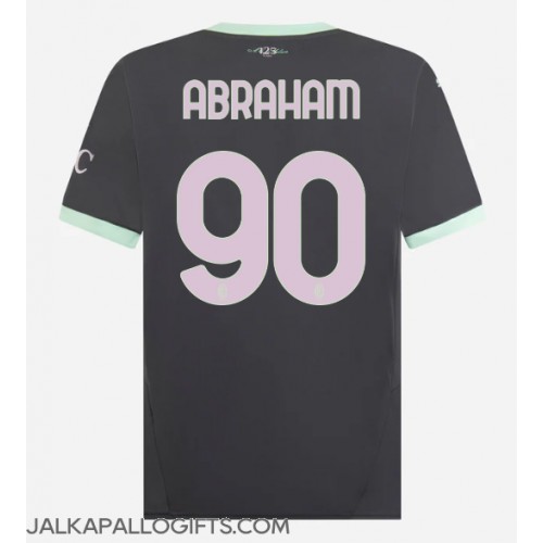 AC Milan Tammy Abraham #90 Kolmaspaita 2024-25 Lyhythihainen